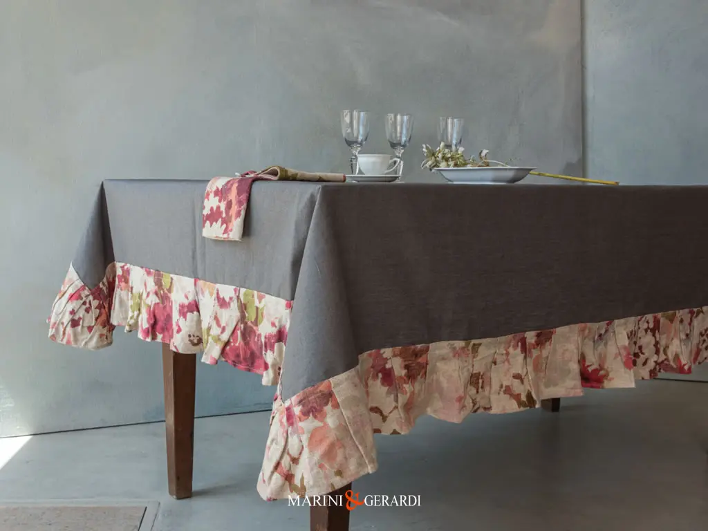 Tovaglia Tesuto Antimacchia In Lino Tovaglie Cerate Balsa Con Fiori Tovaglia Tesuto Antimacchia In Lino Tovaglie Cerate Balsa Con Fiori