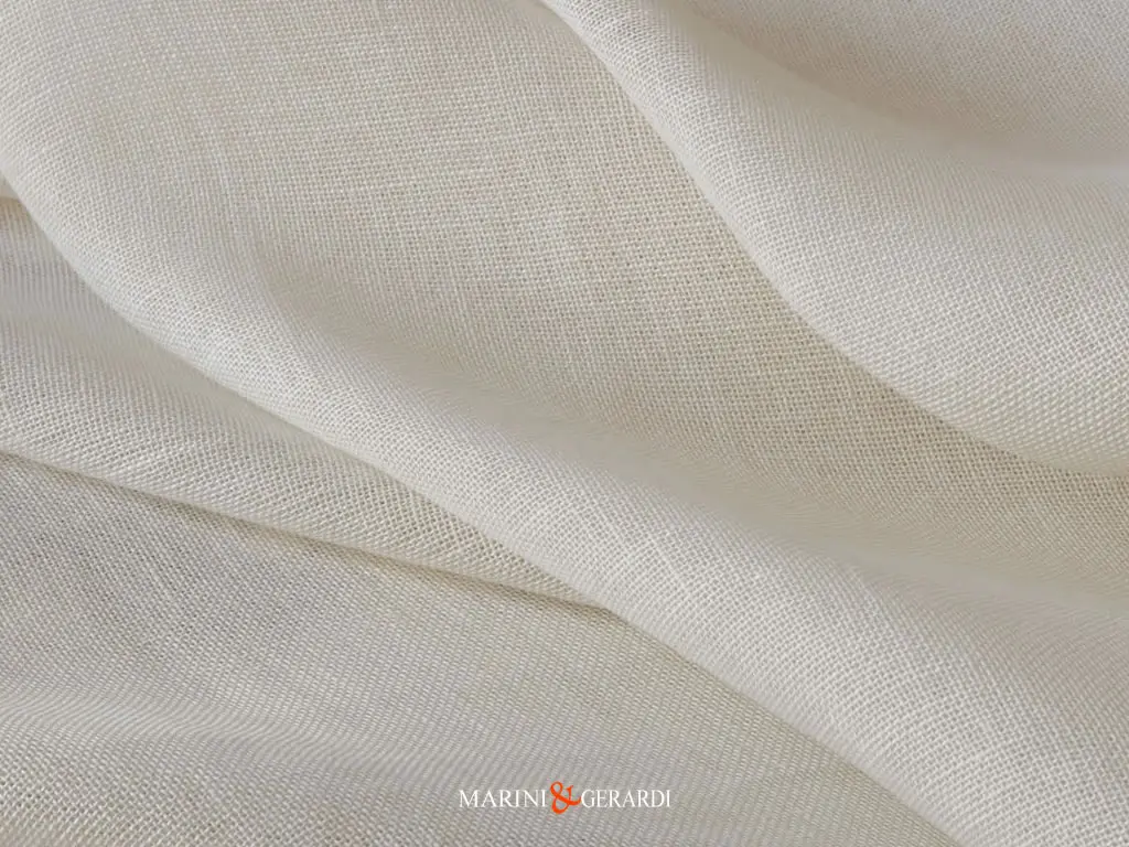 Tessuto Lino Canapone Panna Tende Online Shopping