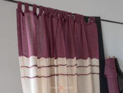 Castro Tenda In Lino Matovana Con Asole Inserti A Colore