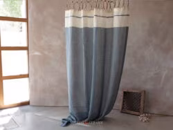 Fedra Tende Di Lino Su Misura Base Avio Top Beige