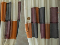 Tende Design Moderno Salotto Di Lino Shabby Patchwork Primavera