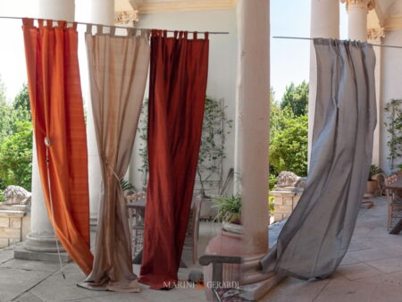 CORALLO - Tende di Seta in Shantung - Collezione Corallo