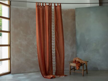 IDRUSA - Tenda da Interni Lino Stropicciato