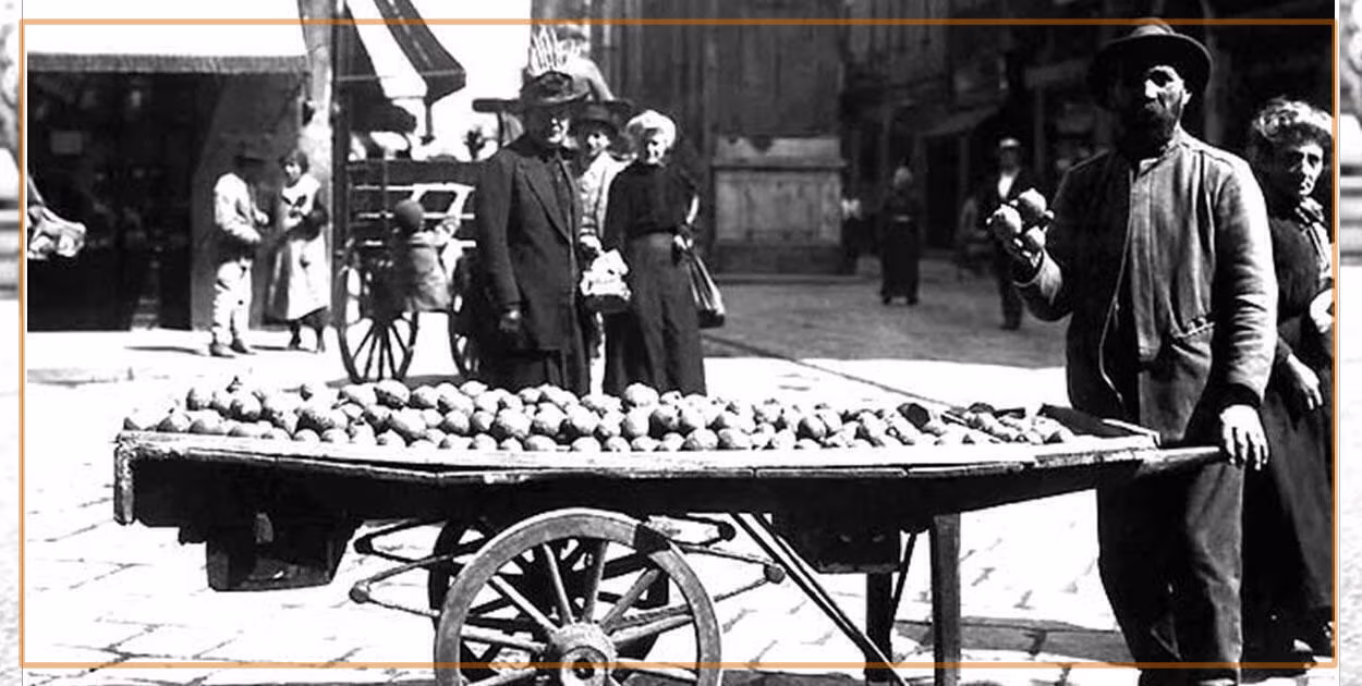 Milano vecchi mestieri Venditore di limoni - Tende Milano Outlet da Interni - Le Tende in lino su misura sartoriali