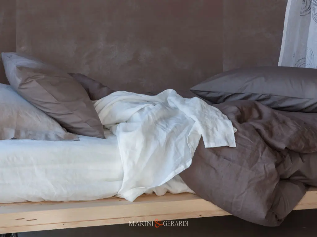 Copripiumino Cotone Matrimoniale Con Federe Noce 220 Fili Design Olimpia - Negozi di Biancheria per la Casa a Taranto