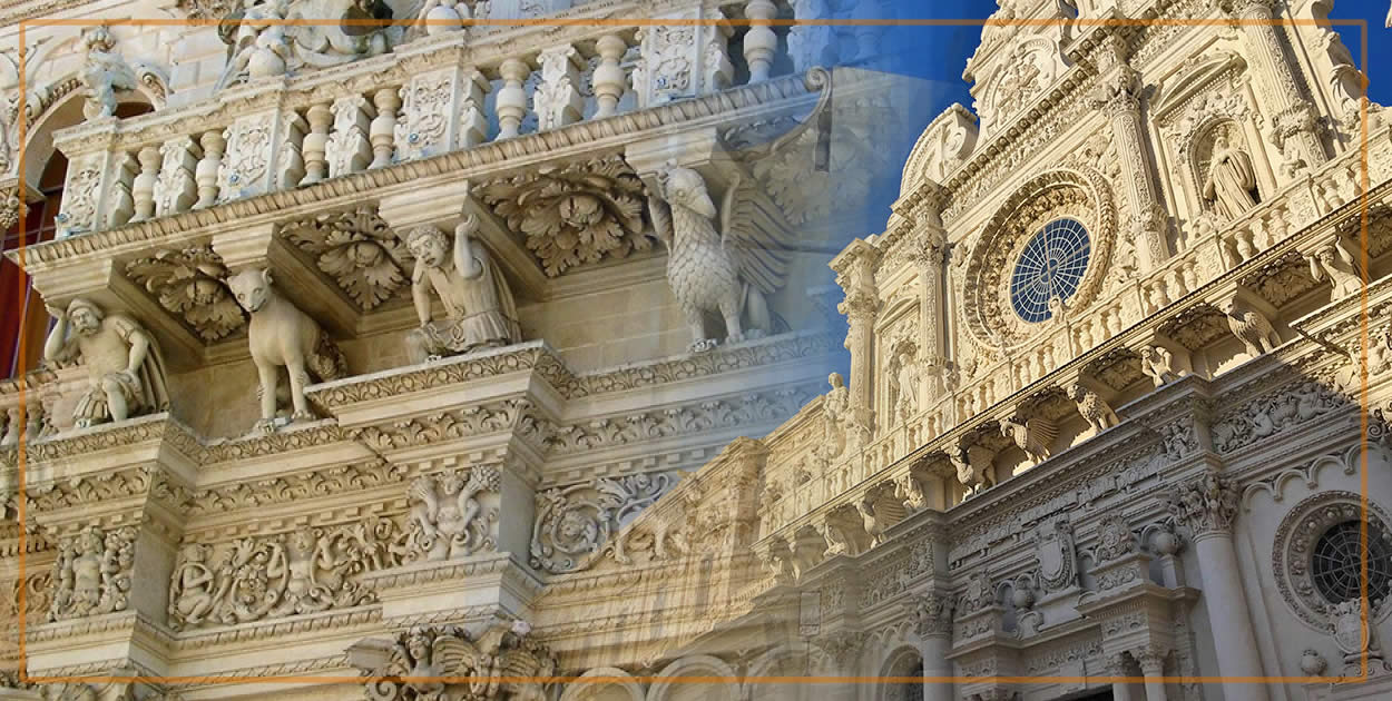 lecce barocca splendore di santa croce centro citta - Vendita Tessuti Lecce e Provincia