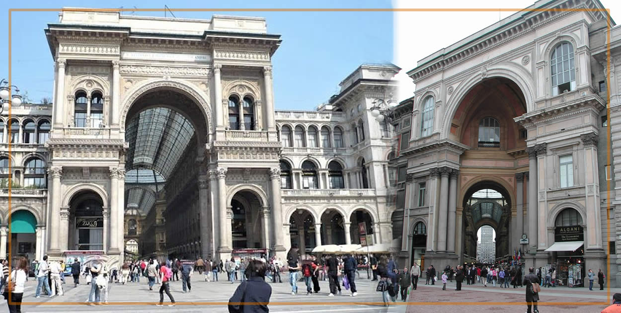 Milano galleria piazza scala centro citta - Negozio Tessuti Milano Tende & Tendaggi in Lino