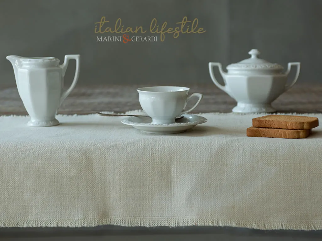 IL SARACENO tovagliete americane prima colazione pranzo cena yuta bianco