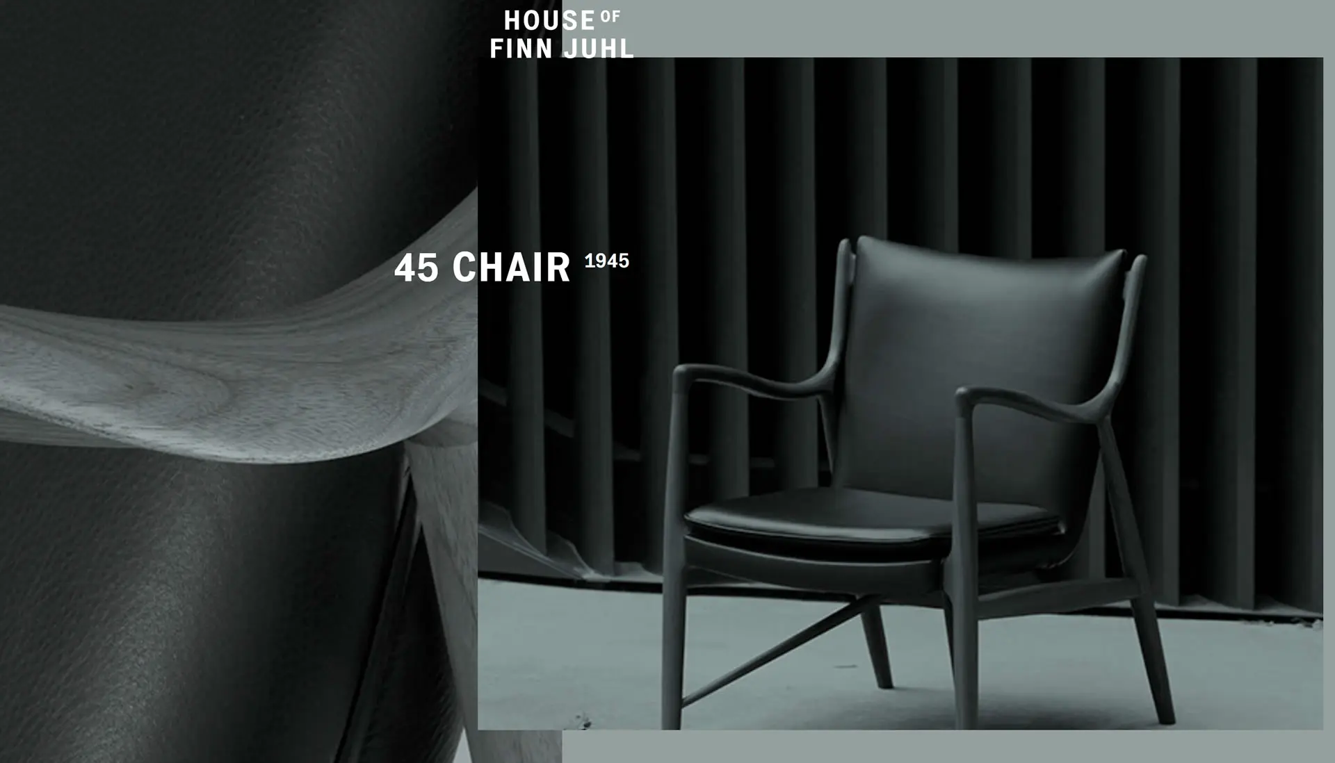 finn juhl architetto designer danimarca 45 chair - 1945