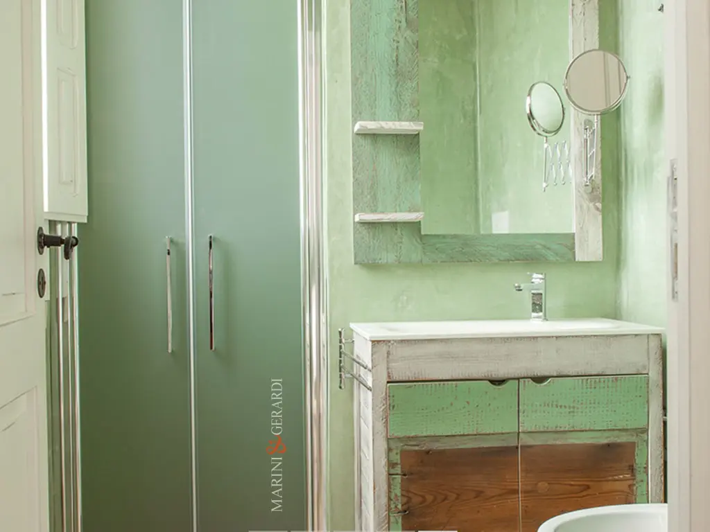 Mobile bagno legno massello shabby chic Mobile bagno legno massello shabby chic