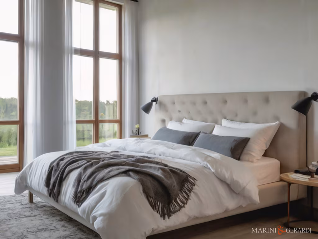 Tendaggi cagliari negozio tende in lino arredo stanza da letto