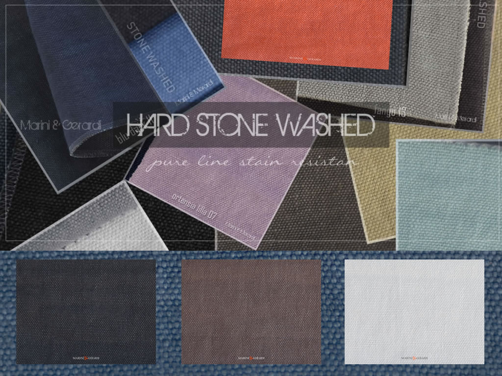tessuto lino antimacchia stone washed tappezzeria vintage