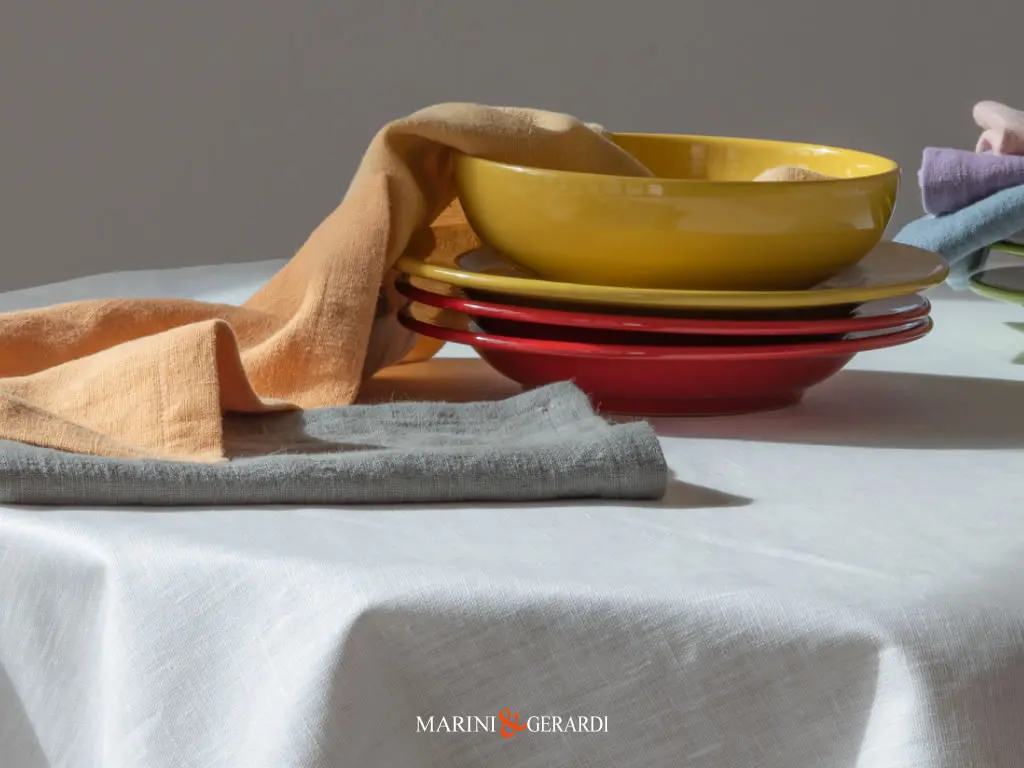 tovaglia antimacchia bianca moderna di lino tovaglia antimacchia bianca moderna di lino