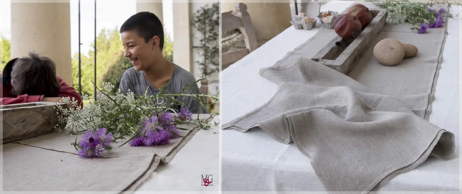 tovaglia lino bianca classica con tovaglioli e runner tovaglia lino bianca classica con tovaglioli e runner