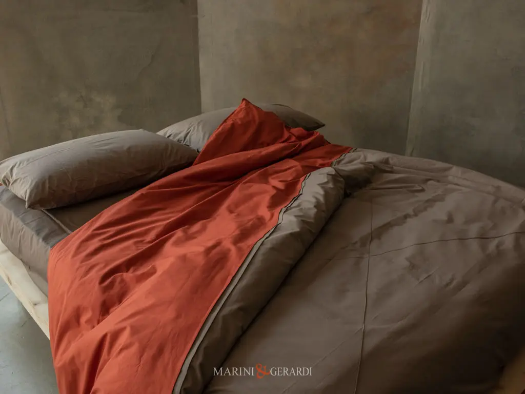 set lenzuola matrimoniali cotone percalle mattone arancio argilla set lenzuola matrimoniali cotone percalle mattone arancio argilla