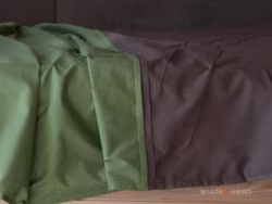 lenzuola cotone alta qualita verde giada noce