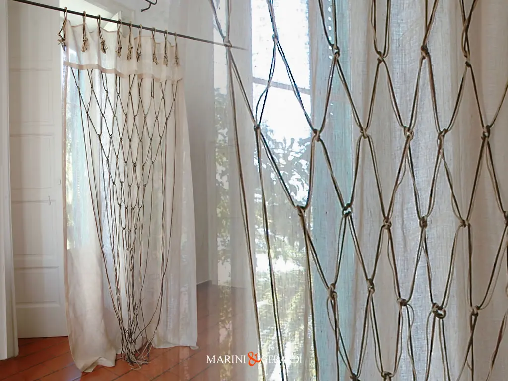 tenda per interni camera da letto in lino elettra ELETTRA - Tende Salotto in Lino