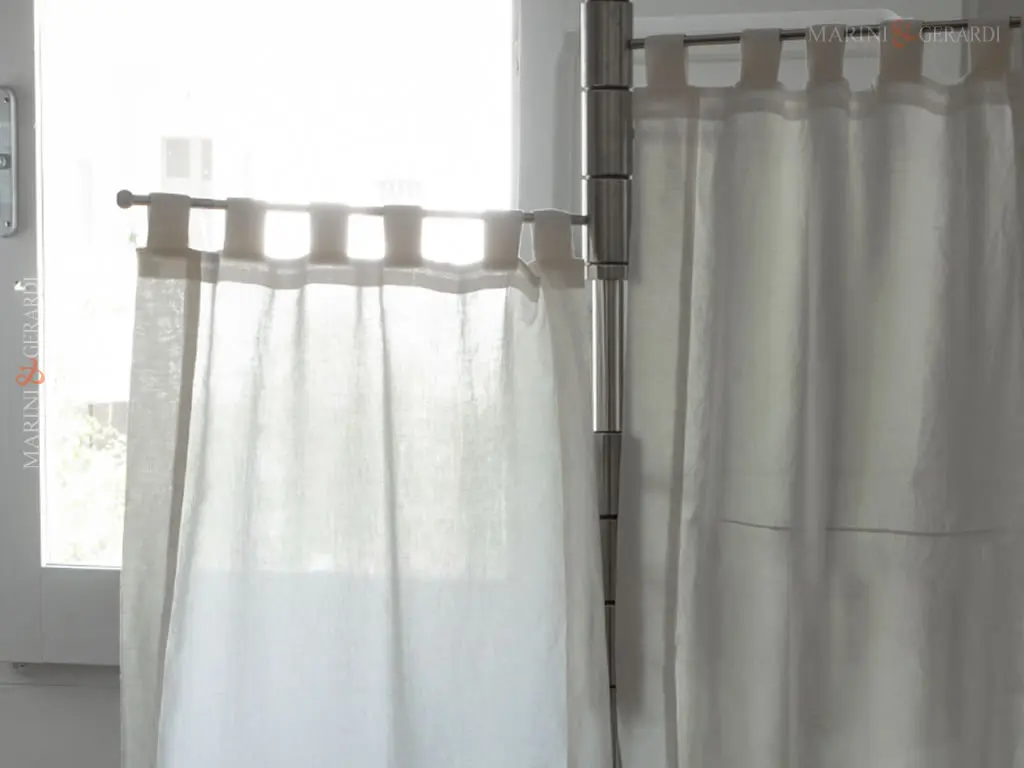 tende a vetro in lino Tende a Vetro Moderne in Lino