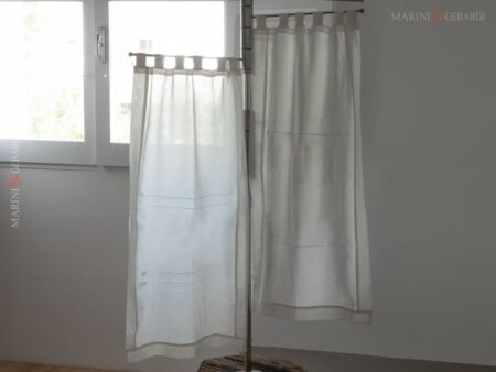 tende a vetro moderne in lino