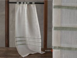 CALIPSO (mini) - Tendine a Vetro Moderne in Lino Canapone