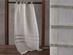 CALIPSO (mini) - Tendine a Vetro Moderne in Lino Canapone