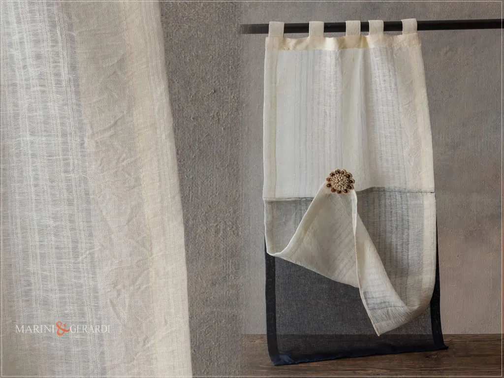 tendine a vetro moderne soggiorno lino garzato organza blu tendine a vetro moderne soggiorno lino garzato organza blu