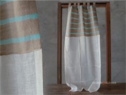 tendine a vetro per cucina lino combinazione colore con - Marini e Gerardiplissettature