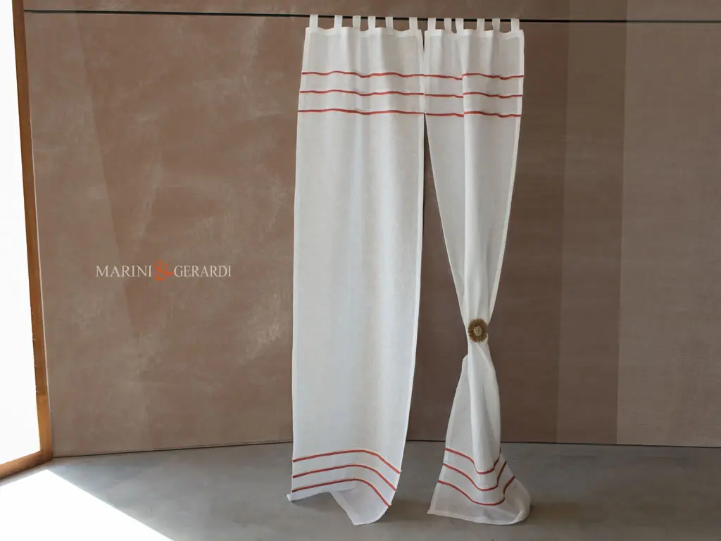 Tende per vetrate moderne per soggiorno in lino Tende per vetrate moderne per soggiorno in lino