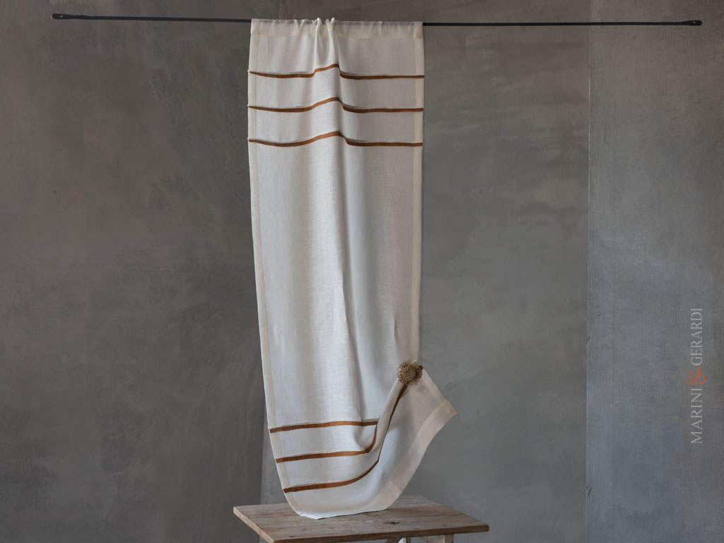 mambo tende per vetrate moderne in lino bianco