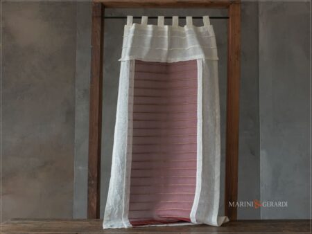 tende a vetro eleganti con doppio telo in seta