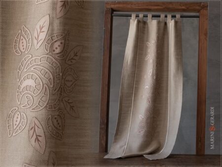 RHA mini - Tende a Vetro di Lino Ricamate