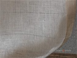 lino canapone bianco con sfilature