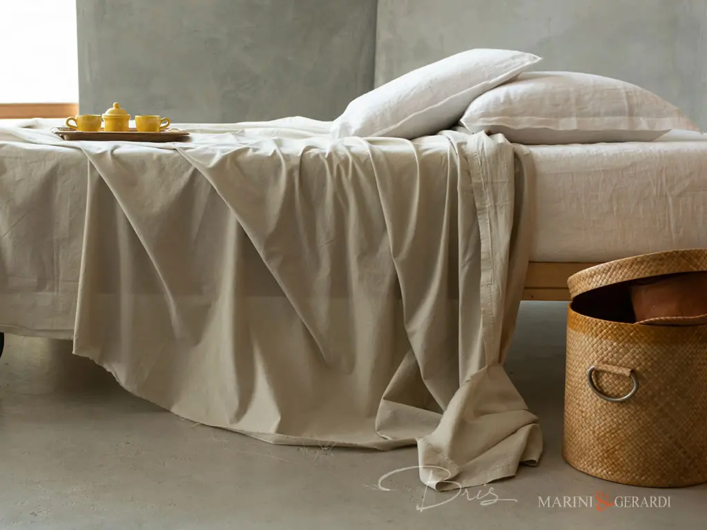completo lenzuola letto matrimoniale cotone stropicciato sabbia completo lenzuola letto matrimoniale cotone stropicciato sabbia