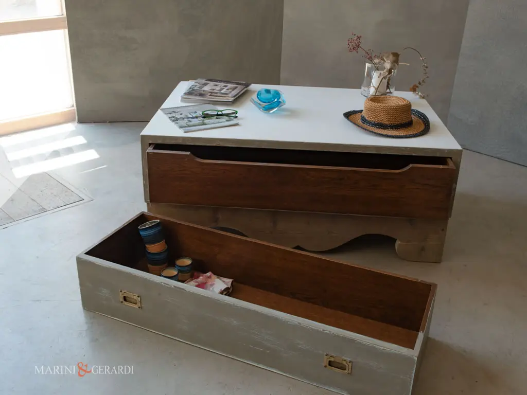 tavolo basso contenitore con doppio cassetto nascosto tavolo basso contenitore con doppio cassetto nascosto