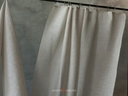 tende per casa moderna in lino canapone giunco