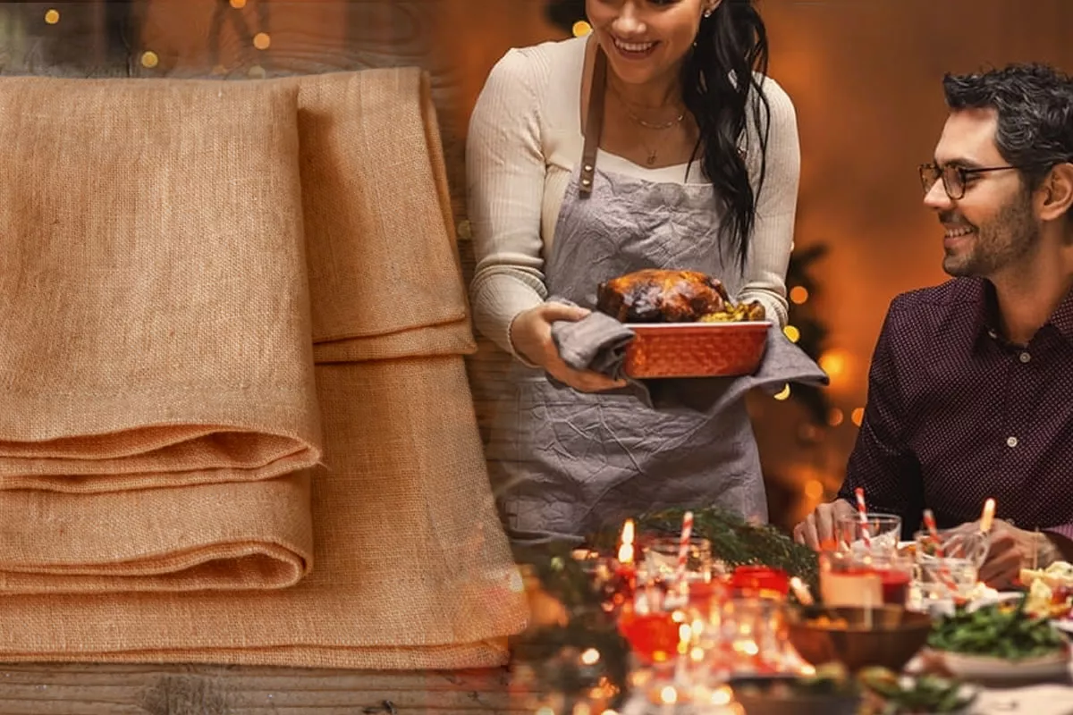 tovaglioli personalizzati su misura di lino a tavola copia