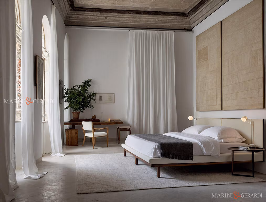 Tende di lino stanza da letto moderna 100 modelli online Tende di lino stanza da letto moderna 100 modelli online
