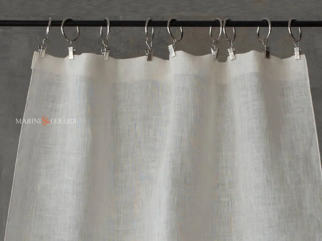 Tende da cucina a vetro campo di grano con clips - Marini & Gerardi Tende da cucina a vetro campo di grano con clips - Marini & Gerardi