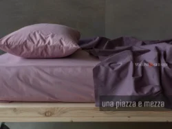Completo lenzuola una piazza e mezza cotone percalle