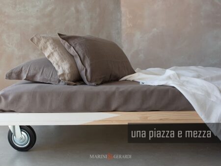 Lenzuola una piazza e mezza completo in lino