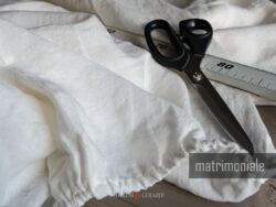 Lenzuolo con angoli matrimoniale in puro lino