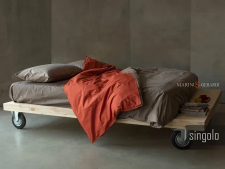 Parure lenzuola letto singolo cotone