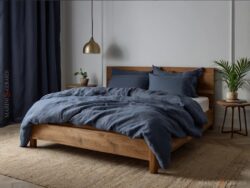 Sacco copripiumino 1 piazza e mezza blu navy