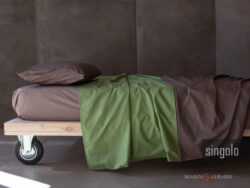 Set lenzuola parure letto singolo cotone percalle