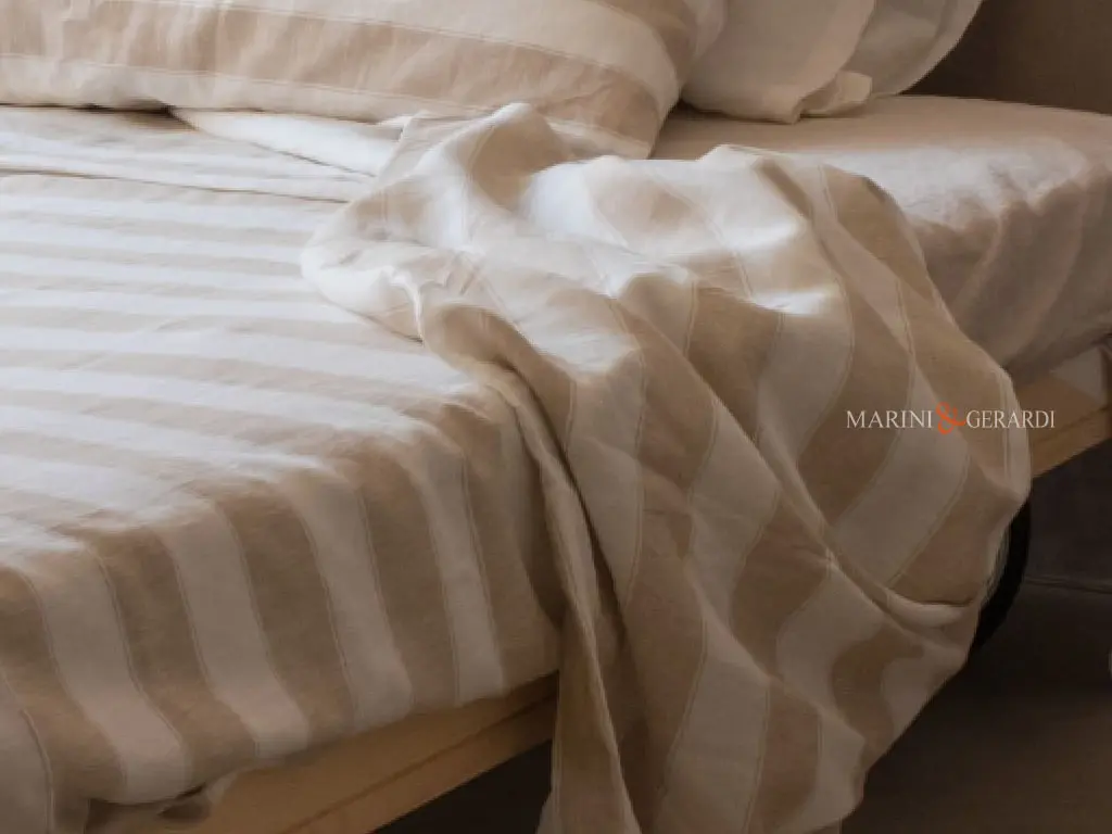 Lenzuola una piazza e mezzo in lino agave Lenzuola una piazza e mezzo in lino agave