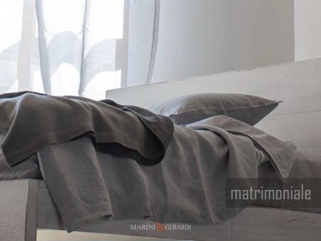 Set lenzuola king size in lino letto matrimoniale