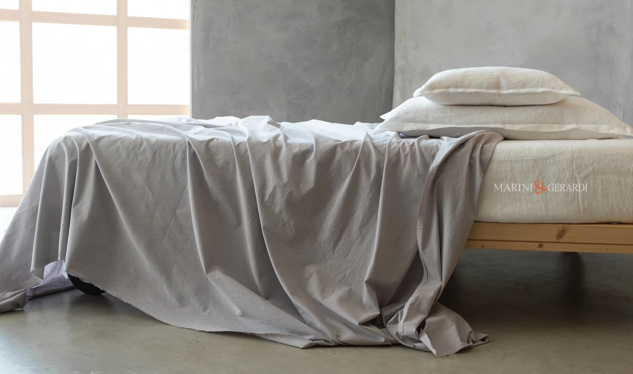 Lenzuola 1 piazza e mezza scontate cotone lilla