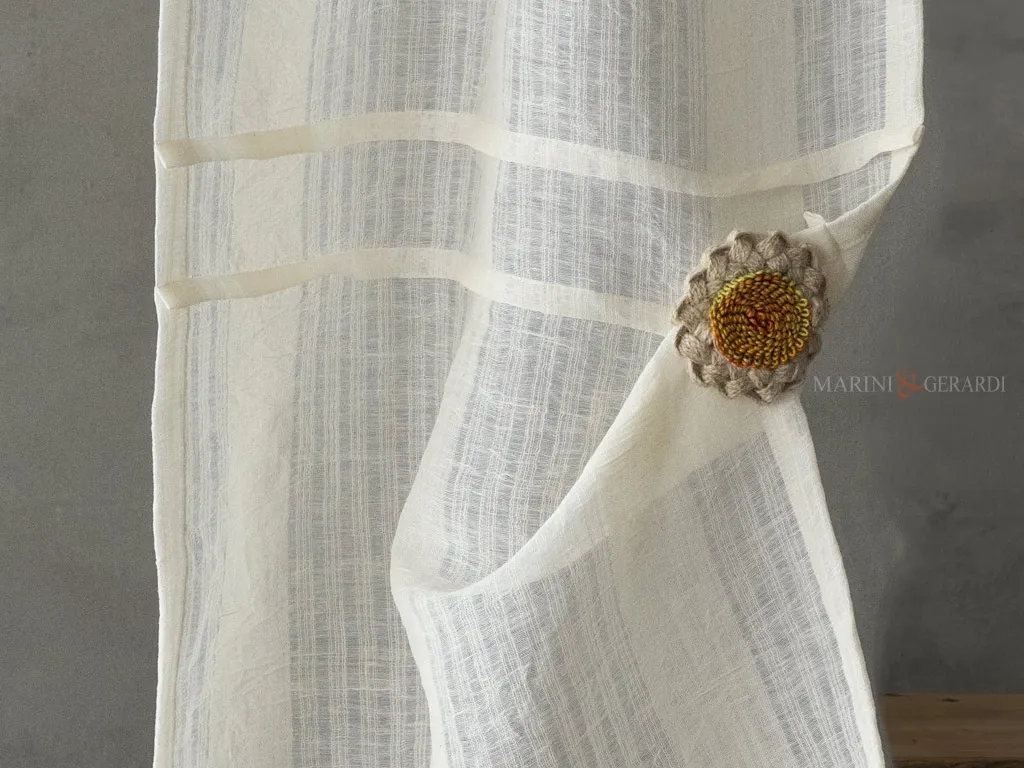 Tendine cucina a vetro lino garzato Tendine cucina a vetro lino garzato