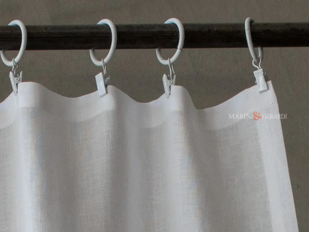 Tendine per finestre con anelli metallici - Marini & Gerardi Tendine per finestre con anelli metallici - Marini & Gerardi