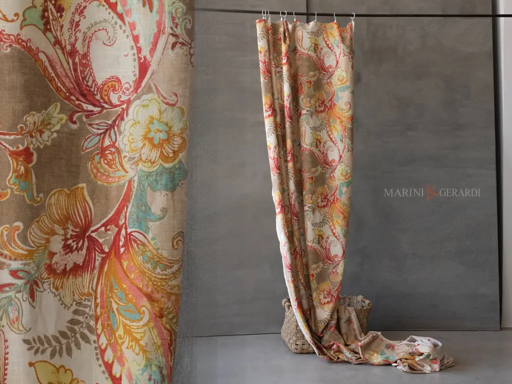 Tenda a metraggio in offerta moderna freschezza elegante Tenda a metraggio in offerta moderna freschezza elegante - Tende Shabby Chic a Vetro